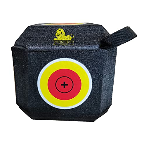 Stronghold Cube² - 23x23x23cm - Zielwürfel, Ziel im Bogensport, Bogenschießen mit Pfeil und Bogen, Würfel, Zielscheibe, Qube von BSW STRONGHOLD