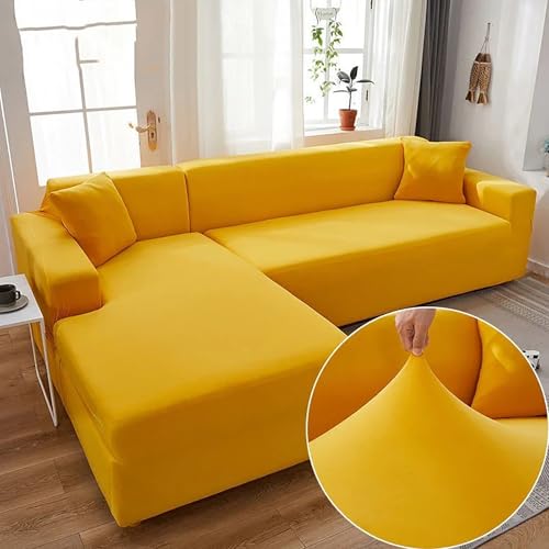 BTAISYDE L-förmige Sofadecke Sofadecken Ecksofa Couchdecke Minimalistisch L-förmige Decke Elastisch Atmungsaktiv Unvergänglich Hautfreundlich Sofadecke,A,1 Seater von BTAISYDE