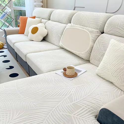 BTAISYDE Sofa Sitzkissenbezüge - Universal Stretch Sofa Slipcovers Couch Sitzbezug L Form, Soft Sofa Sitzbezug Couch Chaise Covers, Sofa Kissen Protector Covers,D,S1 von BTAISYDE