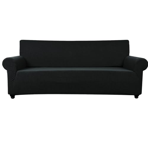 BTAISYDE Stretch-Jacquard-Sofa Deckt 1 2 3 4 Sitzer Couch Abdeckung für Wohnzimmer Dicke Sofa-Slipcover für Haustiere Kinder Möbelschutz,A,3 Seater von BTAISYDE