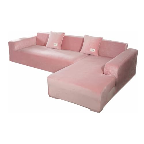 BTAISYDE Stretch-Sofa-Abdeckungen für Kissen Couch,Universal Verschleißfest Slipcover mit Elastischem Boden,Magische Couch Abdeckung Möbelschutz,Anti-Rutsch L Form Sofa Cover,A,1 von BTAISYDE