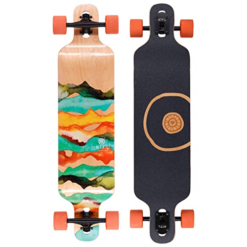 BTFL Drop-Through Longboard Keanu Skateboard für Mädchen, Komplett-Board mit ABEC 9 Kugellager, Cruiser für Anfänger und Fortgeschrittene BTFL Drop-Through Longboard Keanu Skateboard für Mädchen, Komplett-Board mit ABEC 9 Kugellager, Cruiser für Anfänger und Fortgeschrittene von BTFL