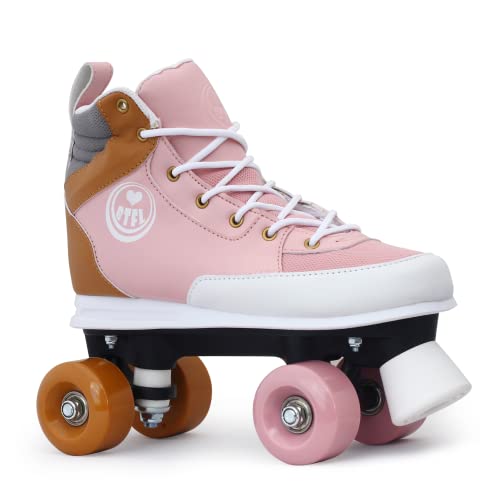 BTFL Rollschuhe Rosa Girlie für Mädchen,Retro-Rollschuhe,Dance-Roller,Rollerskates,rosa,EU 36 von BTFL