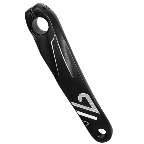 BTGHPI Mountainbike-Kurbelarm aus Aluminiumlegierung, linke Einzelkette, Kurbel, quadratisch/Rauten/Plines für Linkshänder, konisch, kurbel, langlebig von BTGHPI