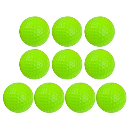 BTGHPI Übungsball aus PU-Schaumstoff, realistisches Gefühl, Flugtrainingsball für drinnen und draußen, farbig, 10 Stück von BTGHPI
