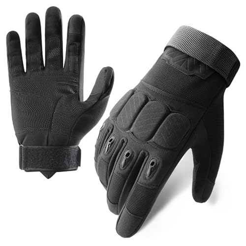 BTGHPI Vollfinger-Motorrad-Handschuhe, Touchscreens, Fahrradhandschuhe, taktische Handschuhe für Jagd, Wandern, Camping, Klettern von BTGHPI