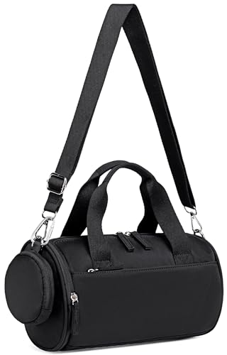 Mini-Sporttasche für Damen und Mädchen, niedlich, klein, mit multifunktionalen Taschen, Gymshark-Tasche, Workout, Sporttasche für Tanz, Fitness, Yoga, Schwarz, Sportlich Mini-Sporttasche für Damen und Mädchen, niedlich, klein, mit multifunktionalen Taschen, Gymshark-Tasche, Workout, Sporttasche für Tanz, Fitness, Yoga, Schwarz, Sportlich von BTOOP