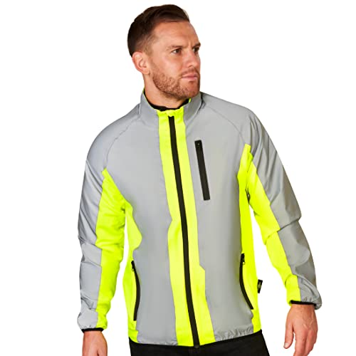 BTR Reflektierende Laufjacke und Fahrradjacke Herren mit Reflektor - Medium 101-106 cm. Gelb BTR Reflektierende Laufjacke und Fahrradjacke Herren mit Reflektor - Medium 101-106 cm. Gelb von BTR