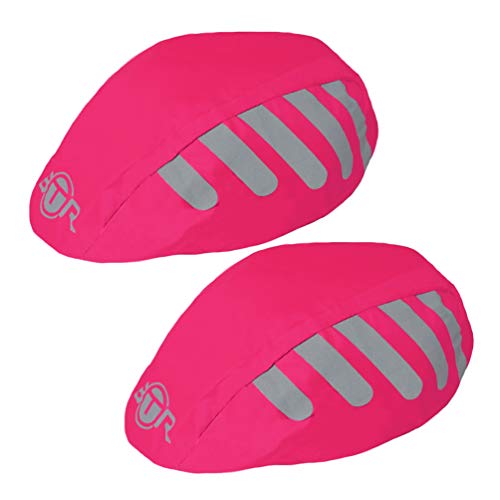 BTR fahrradhelm regenüberzug. Helm Cover x 2. Wasserdichter regenhaube fahrradhelm. Regenschutz für fahrradhelm. Rosa von BTR