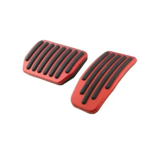 Fußpedal Pedalkappen Futhope Auto Fuß Pedal Pads Abdeckungen Litschi Korn Anti Slip Accelerator Bremse Rest Pedal für Tesla Model 3 Y Highland 2021-2024 von BTSWXH