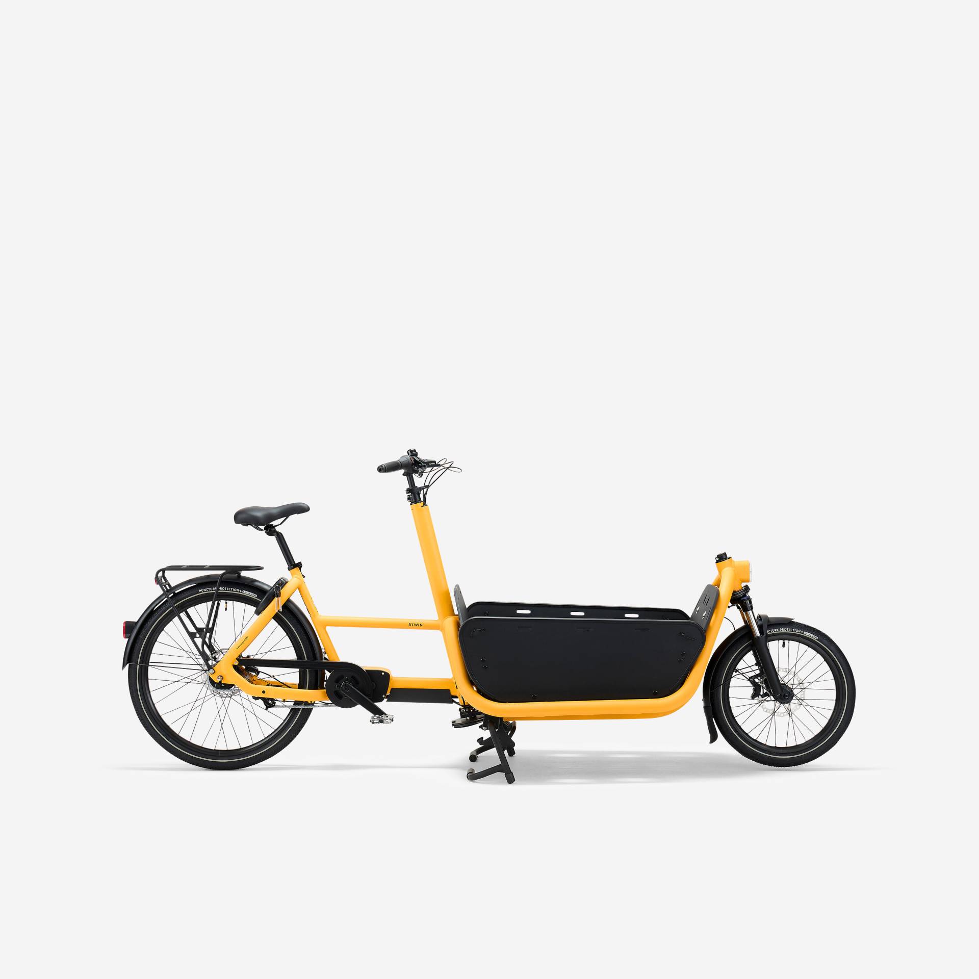 E-Lastenfahrrad Cargobike F900E Box gelb E-Lastenfahrrad Cargobike F900E Box gelb von BTWIN