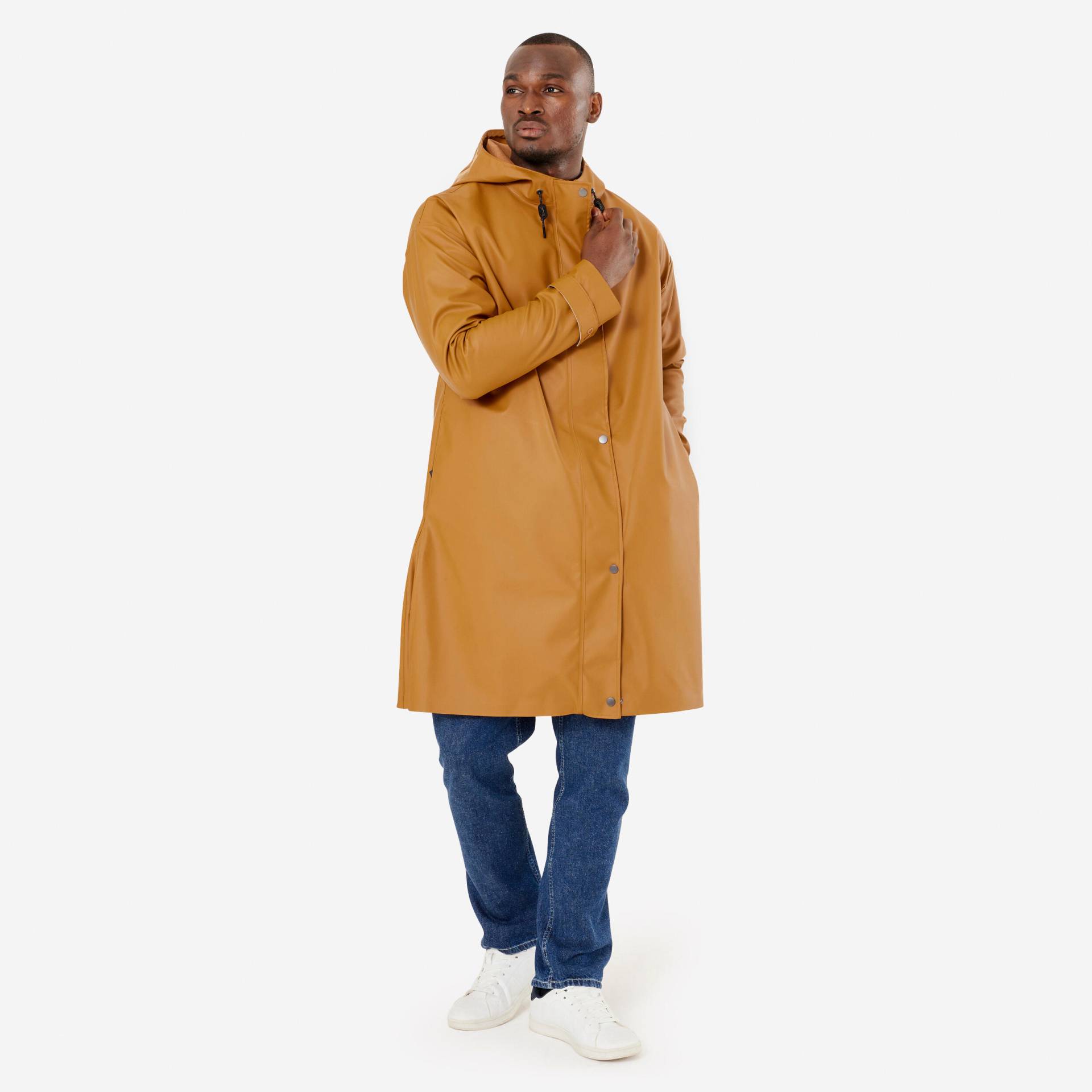 Fahrrad Parka City 540 wasserdicht unisex gelb Fahrrad Parka City 540 wasserdicht unisex gelb von BTWIN