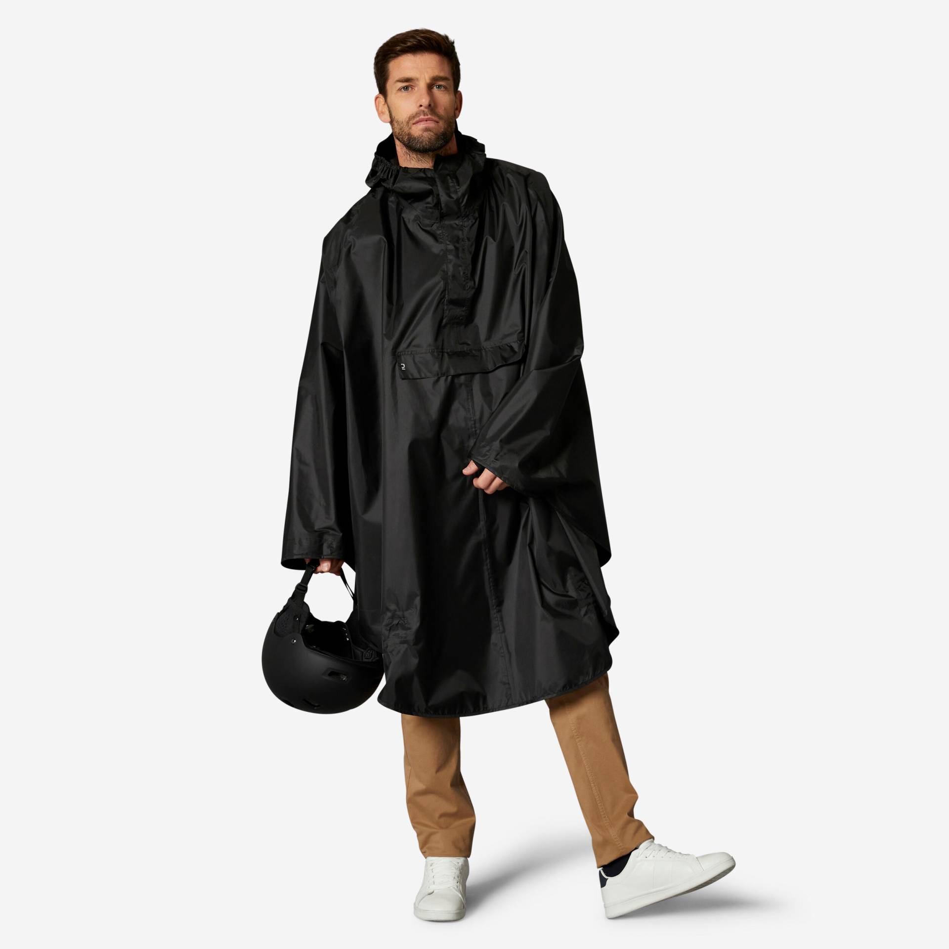 Fahrrad-Poncho Regenponcho City-Bike 100 schwarz Fahrrad-Poncho Regenponcho City-Bike 100 schwarz von BTWIN