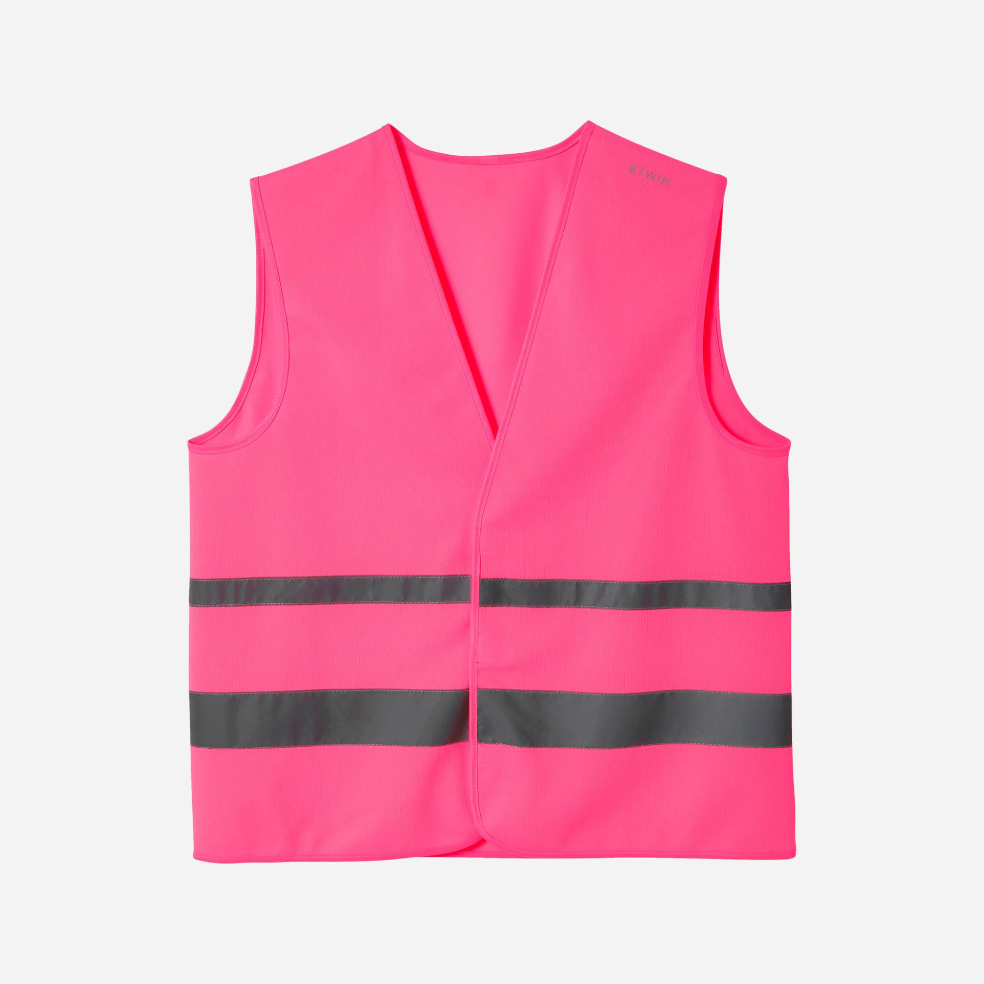 Fahrrad Sicherheitsweste hohe Sichtbarkeit neonpink Fahrrad Sicherheitsweste hohe Sichtbarkeit neonpink von BTWIN