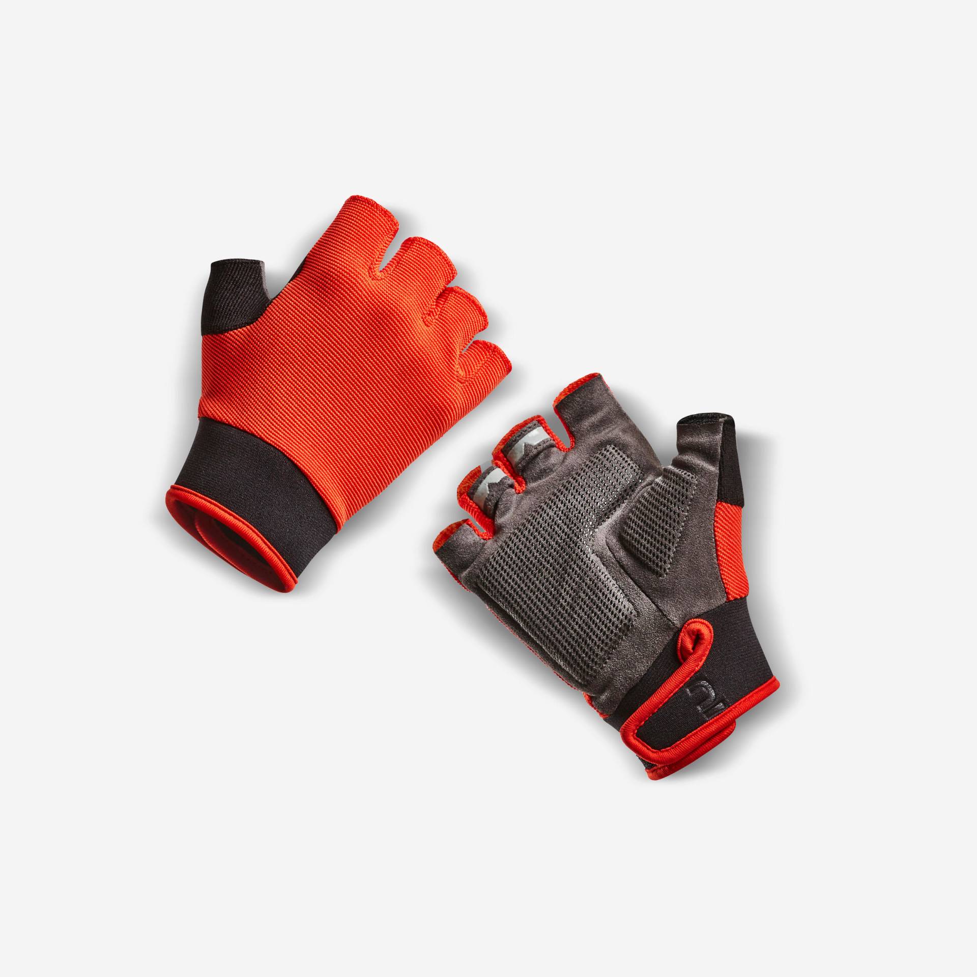Fahrradhandschuhe 500 Kinder schwarz/rot Fahrradhandschuhe 500 Kinder schwarz/rot von BTWIN