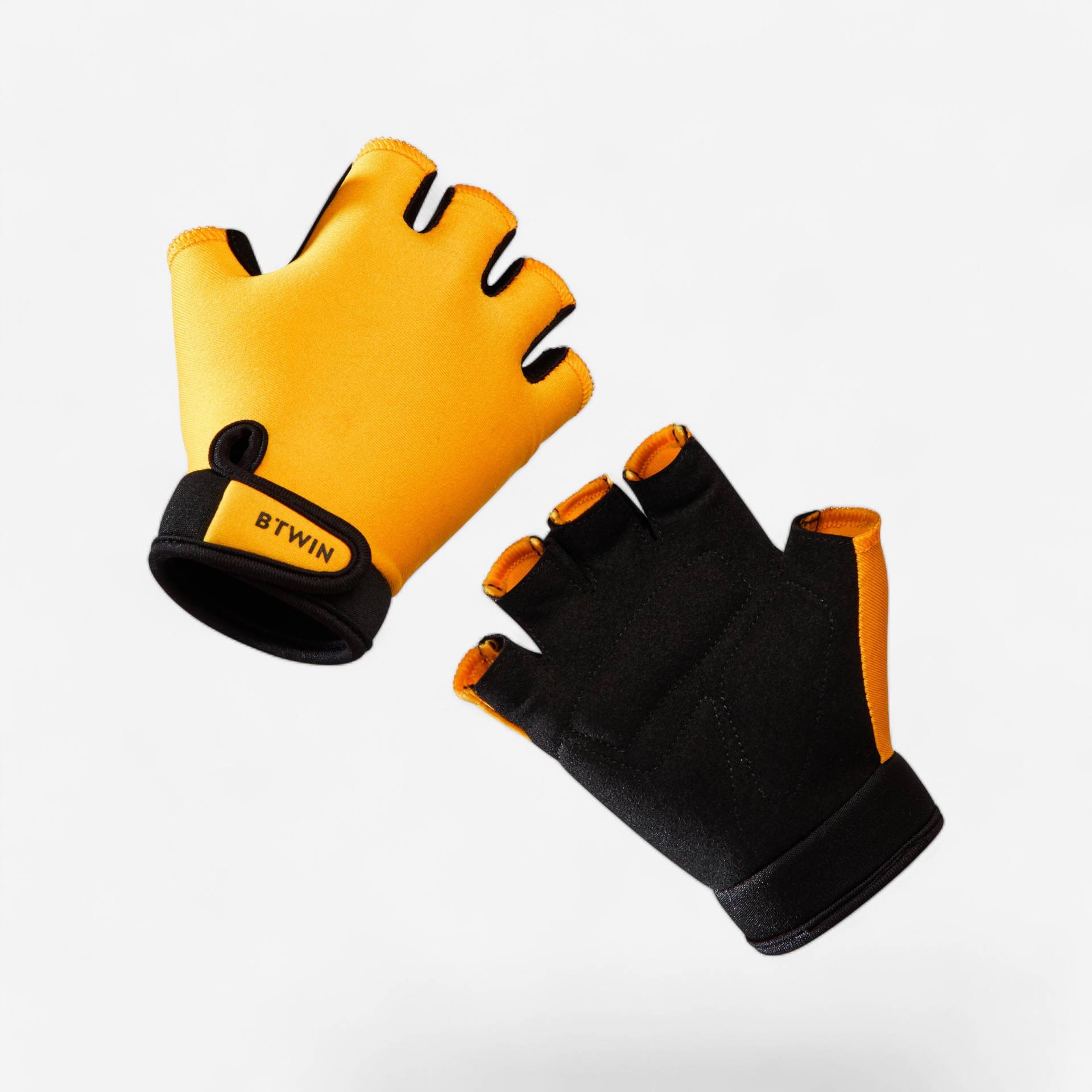 Fahrradhandschuhe Kinder gelb Fahrradhandschuhe Kinder gelb von BTWIN