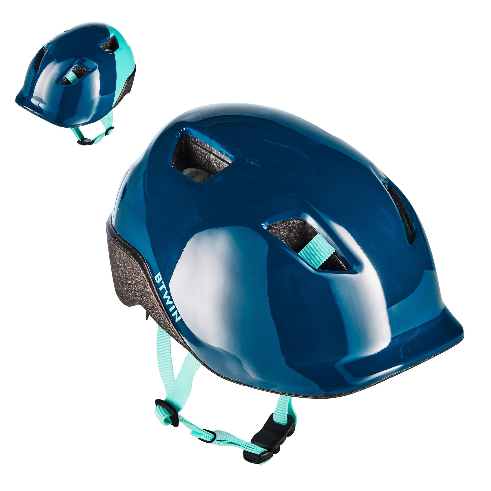 Fahrradhelm 500 Kinder blau von BTWIN