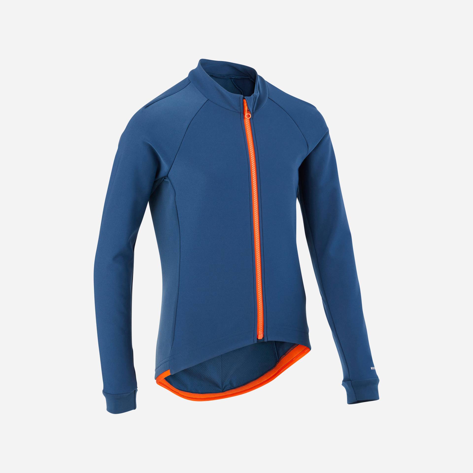 Fahrradjacke 500 Kinder blau/orange Fahrradjacke 500 Kinder blau/orange von BTWIN