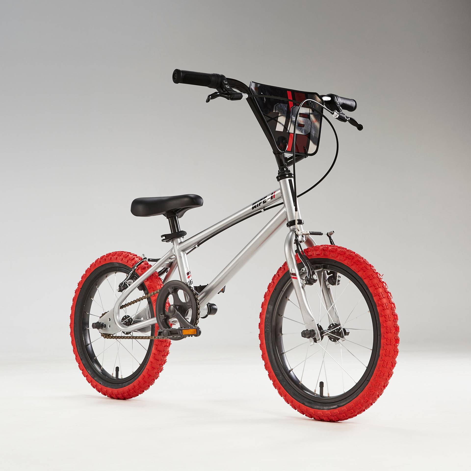Kinderfahrrad 16 Zoll Wipe 500 grau Kinderfahrrad 16 Zoll Wipe 500 grau von BTWIN