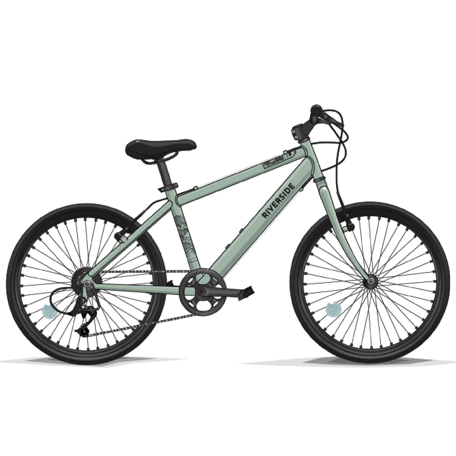 Kinderfahrrad 20 Zoll Riverside 900 grün Kinderfahrrad 20 Zoll Riverside 900 grün von BTWIN