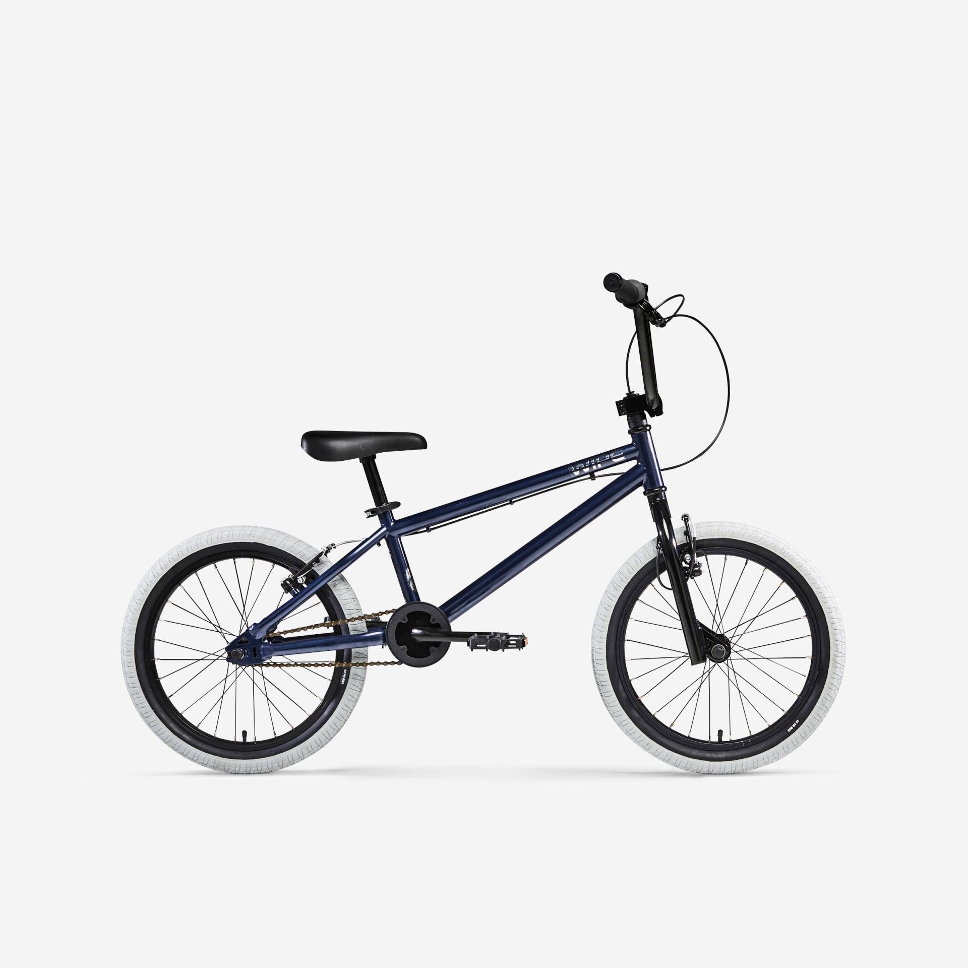 Kinderfahrrad BMX 18 Zoll Wipe 500 blau Kinderfahrrad BMX 18 Zoll Wipe 500 blau von BTWIN