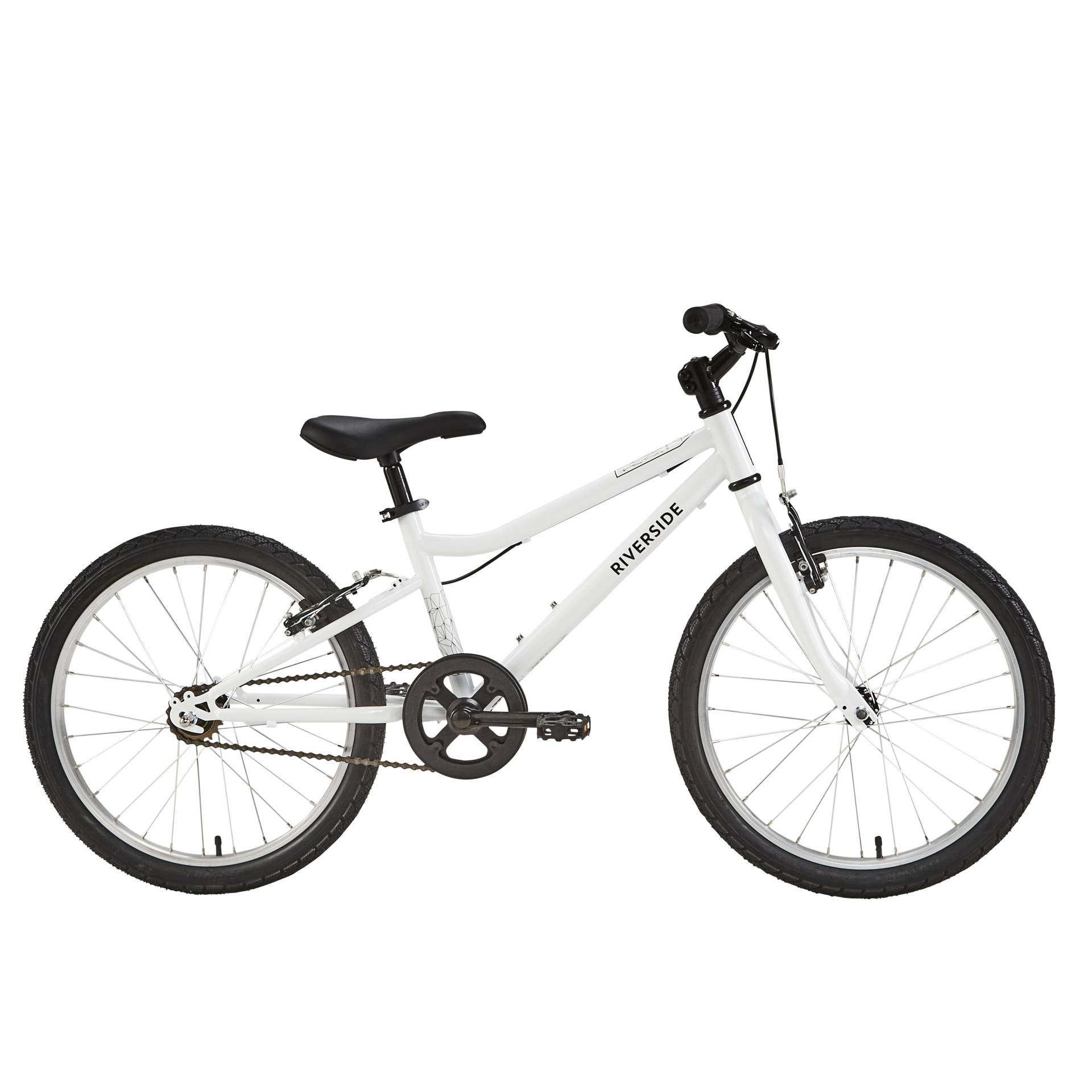 Kinderfahrrad 20 Zoll Riverside 100 weiß Kinderfahrrad 20 Zoll Riverside 100 weiß von BTWIN