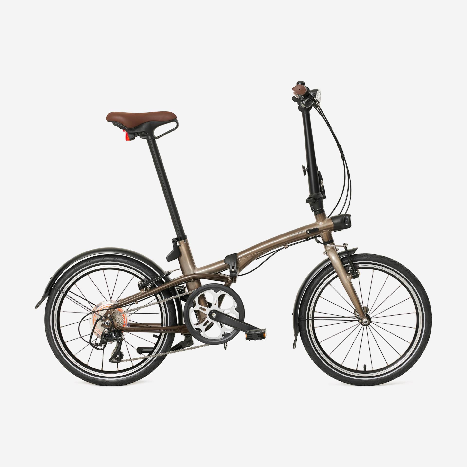 Klapprad 20 Zoll Fold 560 Aluminium ocker Klapprad 20 Zoll Fold 560 Aluminium ocker von BTWIN