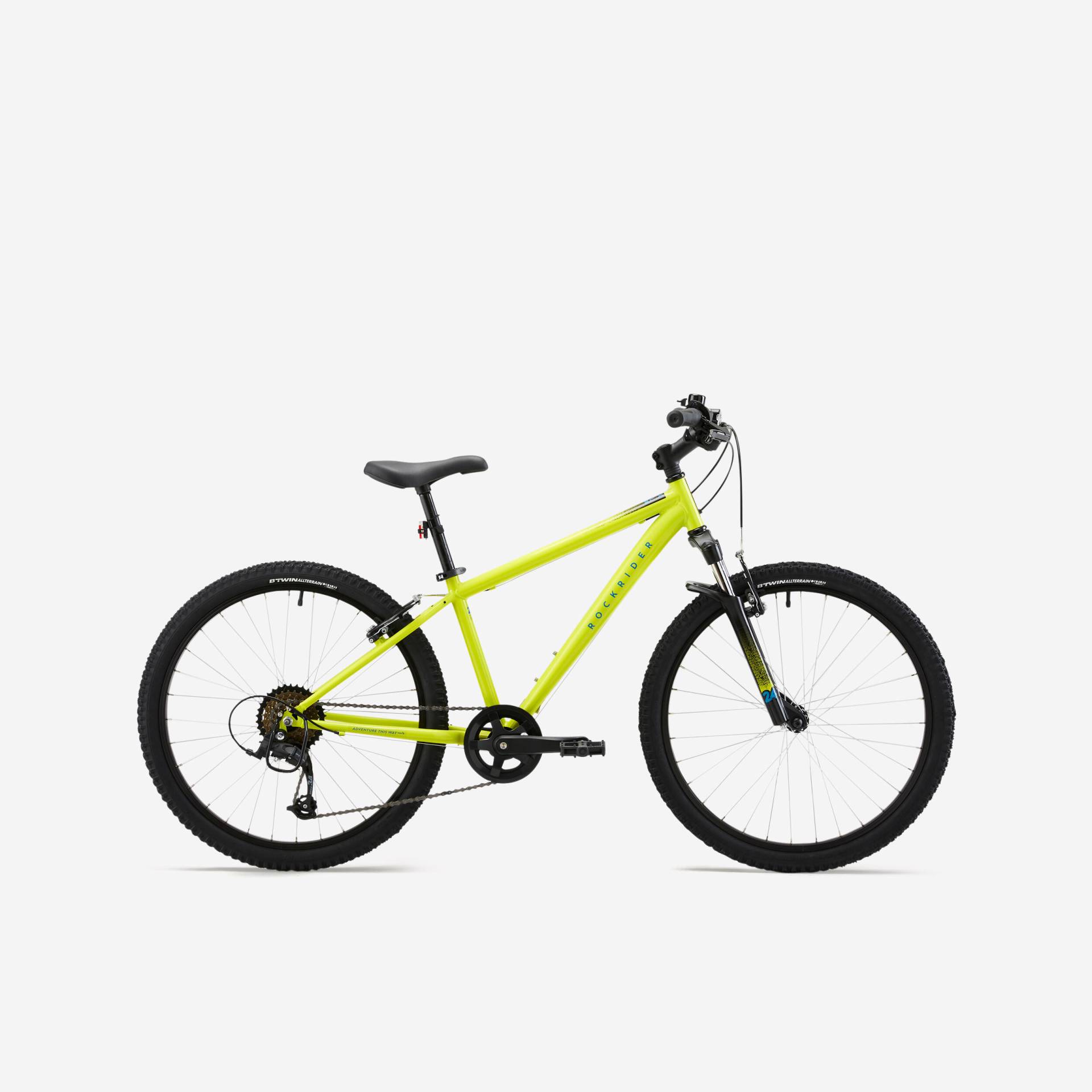 Kinderfahrrad Mountainbike 24 Zoll Rockrider Expl 500 gelb von ROCKRIDER