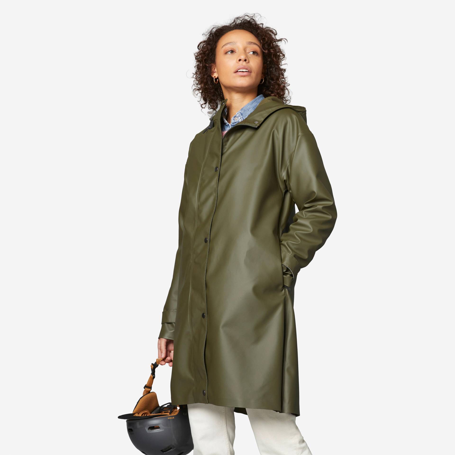 Parka City 540 wasserdicht unisex khaki Parka City 540 wasserdicht unisex khaki von BTWIN