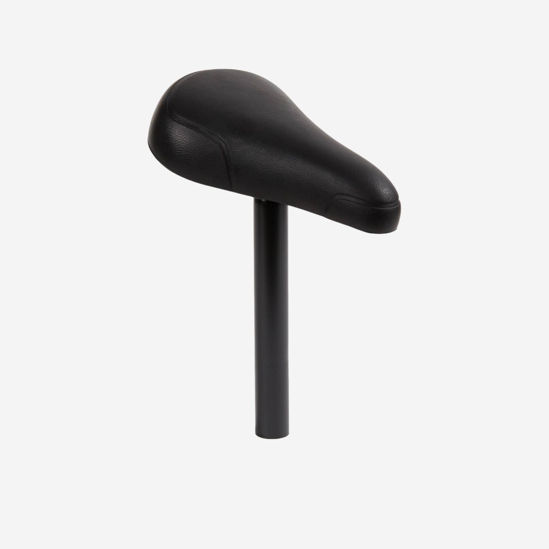Sattel schwarz 16 Zoll Fahrrad + Sattelstütze 26 mm schwarz Sattel schwarz 16 Zoll Fahrrad + Sattelstütze 26 mm schwarz von BTWIN