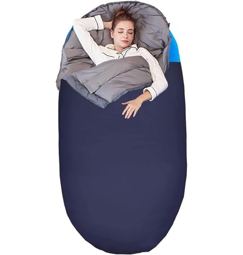 Eierförmiger Schlafsack, ultraleichter Schlafsack, geräumig, warm und atmungsaktiv, exquisit und kompakt, leicht zu tragen, für kaltes Winterwetter, Camping, Wandern bei kaltem Wet von BTYDKL