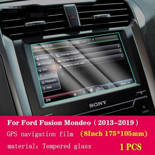 BUCAODACar Innenraumfolie Armaturenbrett Klavierplatine Shift Mittelkonsole Kratzfeste transparente TPU PPF-Folie, für Ford Mondeo 2019-2024 von BUCAODA