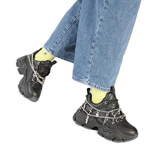 Buffalo Binary Charm Sneaker Schwarz 38 Buffalo Binary Charm Sneaker Schwarz 38 von BUFFALO