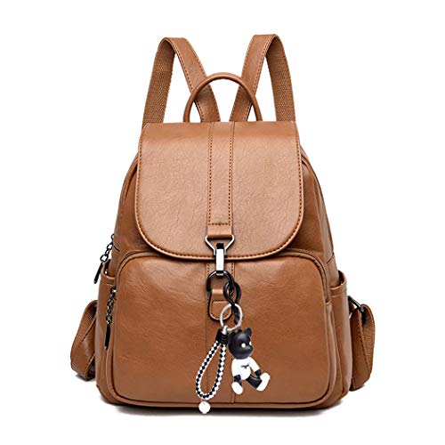 BUKESIYI Damen Tasche Rucksack Handtasche Frauen Backpack Klein Anti Diebstahl Schulrucksack Laptop Weekender PU Leder CCDE78126 Braun BUKESIYI Damen Tasche Rucksack Handtasche Frauen Backpack Klein Anti Diebstahl Schulrucksack Laptop Weekender PU Leder CCDE78126 Braun von BUKESIYI