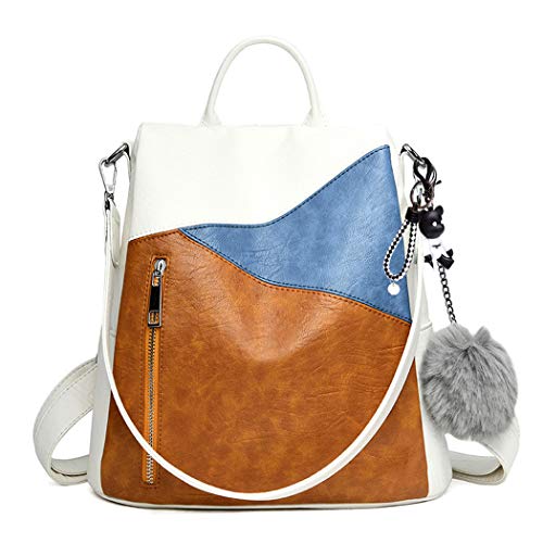 BUKESIYI Damen Tasche Rucksack Handtasche Frauen Backpack Klein Anti Diebstahl Schulrucksack Laptop Weekender PU Leder CCDE78163 Braun BUKESIYI Damen Tasche Rucksack Handtasche Frauen Backpack Klein Anti Diebstahl Schulrucksack Laptop Weekender PU Leder CCDE78163 Braun von BUKESIYI