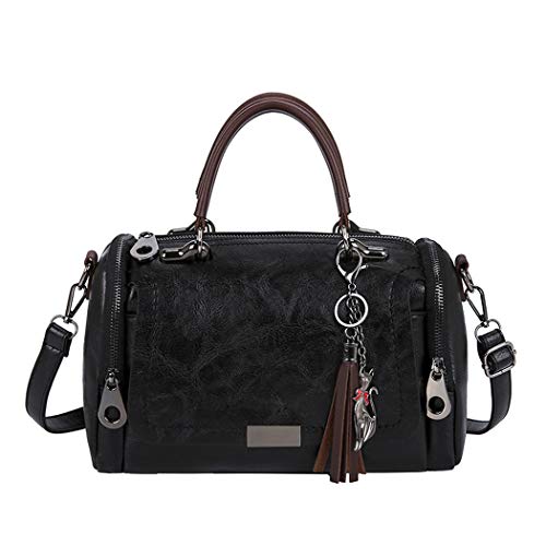 BUKESIYI Damen Tasche Umhängetasche Handtasche Frauen Klein Schultertasche Weekender Lack PU Leder CCDE77152 Schwarz BUKESIYI Damen Tasche Umhängetasche Handtasche Frauen Klein Schultertasche Weekender Lack PU Leder CCDE77152 Schwarz von BUKESIYI