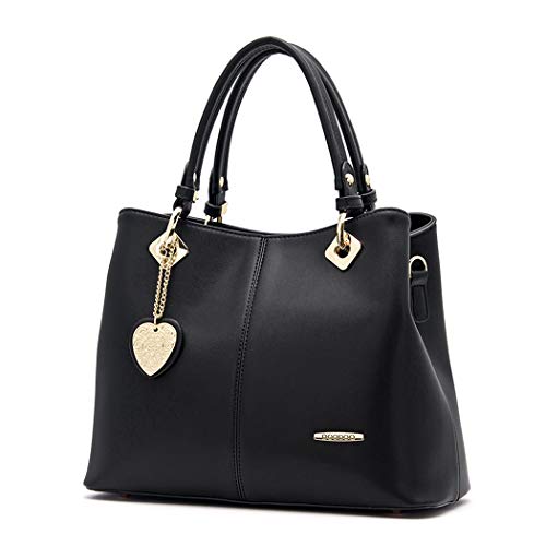 BUKESIYI Damen Tasche Umhängetasche Handtasche Frauen Klein Schultertasche Weekender Lack PU Leder CCDE77500 Schwarz BUKESIYI Damen Tasche Umhängetasche Handtasche Frauen Klein Schultertasche Weekender Lack PU Leder CCDE77500 Schwarz von BUKESIYI