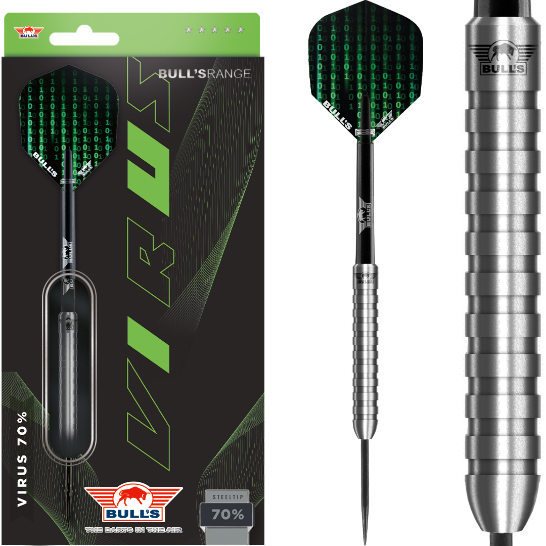 Bulls Virus Steeldarts 70% Tungsten 22g Bulls Virus Steeldarts 70% Tungsten 22g von BULL?S NL