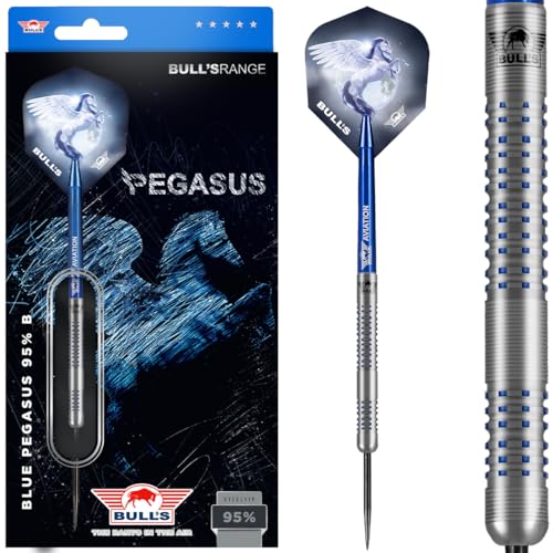 BULL'S Blue Pegasus B 95% Tungsten Dartpfeile für jeden Spieler - Phantom and Pixel Grip - professionelle Dartpfeilen - 25 Gramm BULL'S Blue Pegasus B 95% Tungsten Dartpfeile für jeden Spieler - Phantom and Pixel Grip - professionelle Dartpfeilen - 25 Gramm von BULL'S