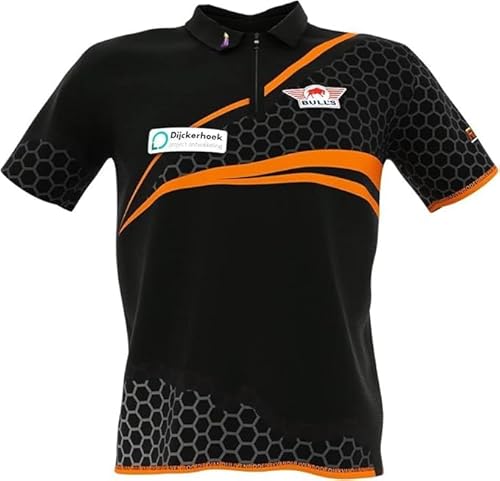 BULL'S Dirk Van Duijvenbodes Aubergenius Signature Dart Match Shirt Darts - XL von BULL'S