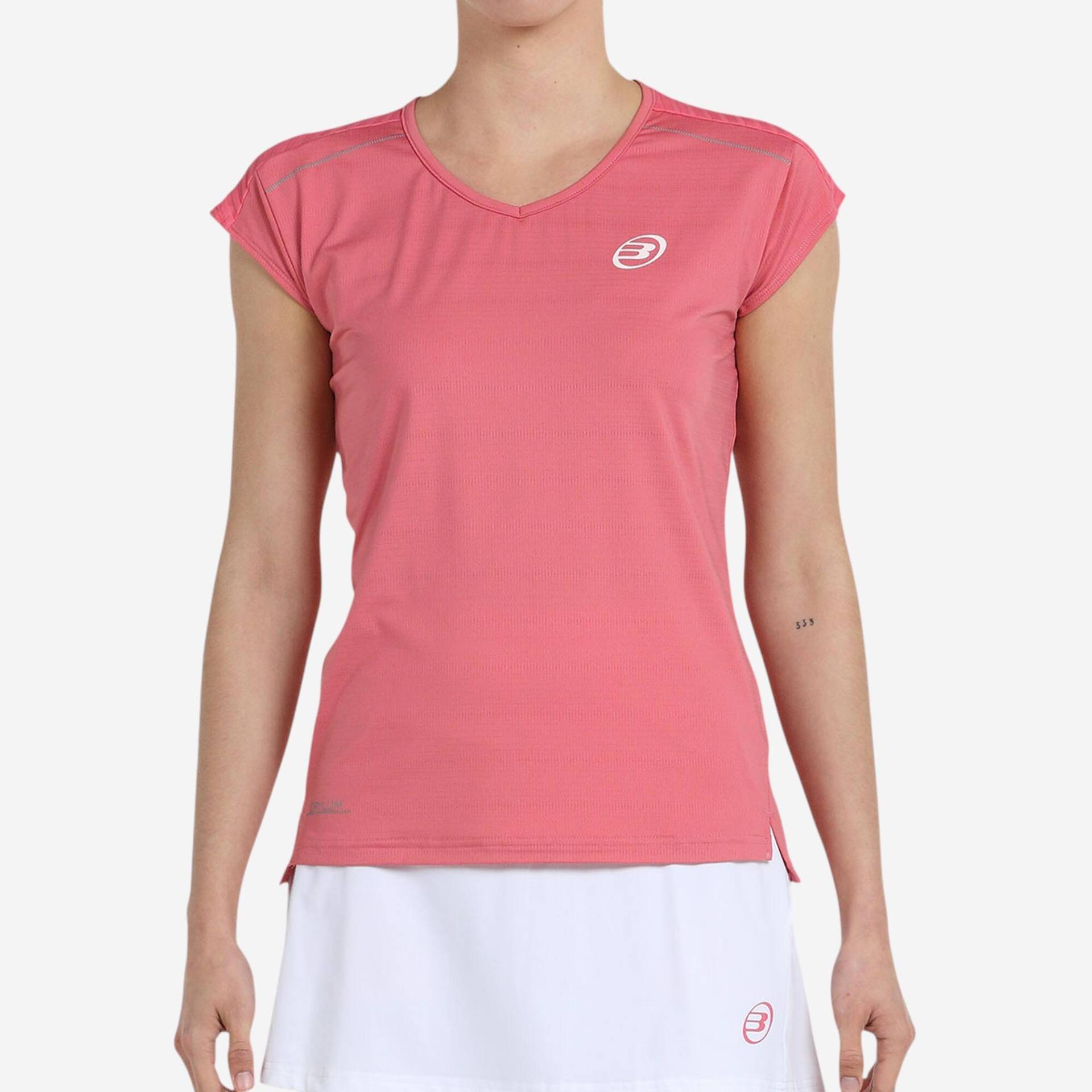 Damen Padel T-Shirt kurzarm technisch - Bullpadel Eleva rosa von BULLPADEL