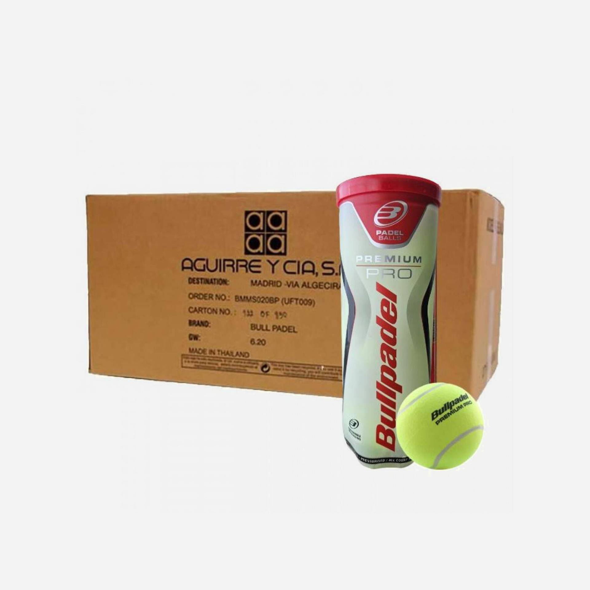 Padel Ball mit Druck - Bullpadel Premium Pro Speed Karton mit 24 × 3er-Dose Padel Ball mit Druck - Bullpadel Premium Pro Speed Karton mit 24 × 3er-Dose von BULLPADEL