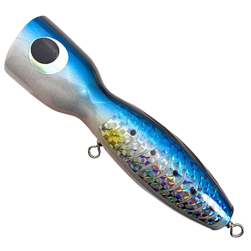 BUMMPI Salzwasser Angelköder Holzköder Topwater Swimbait Trolling Meeresangelköder Holzköder Angelköder Enduring von BUMMPI