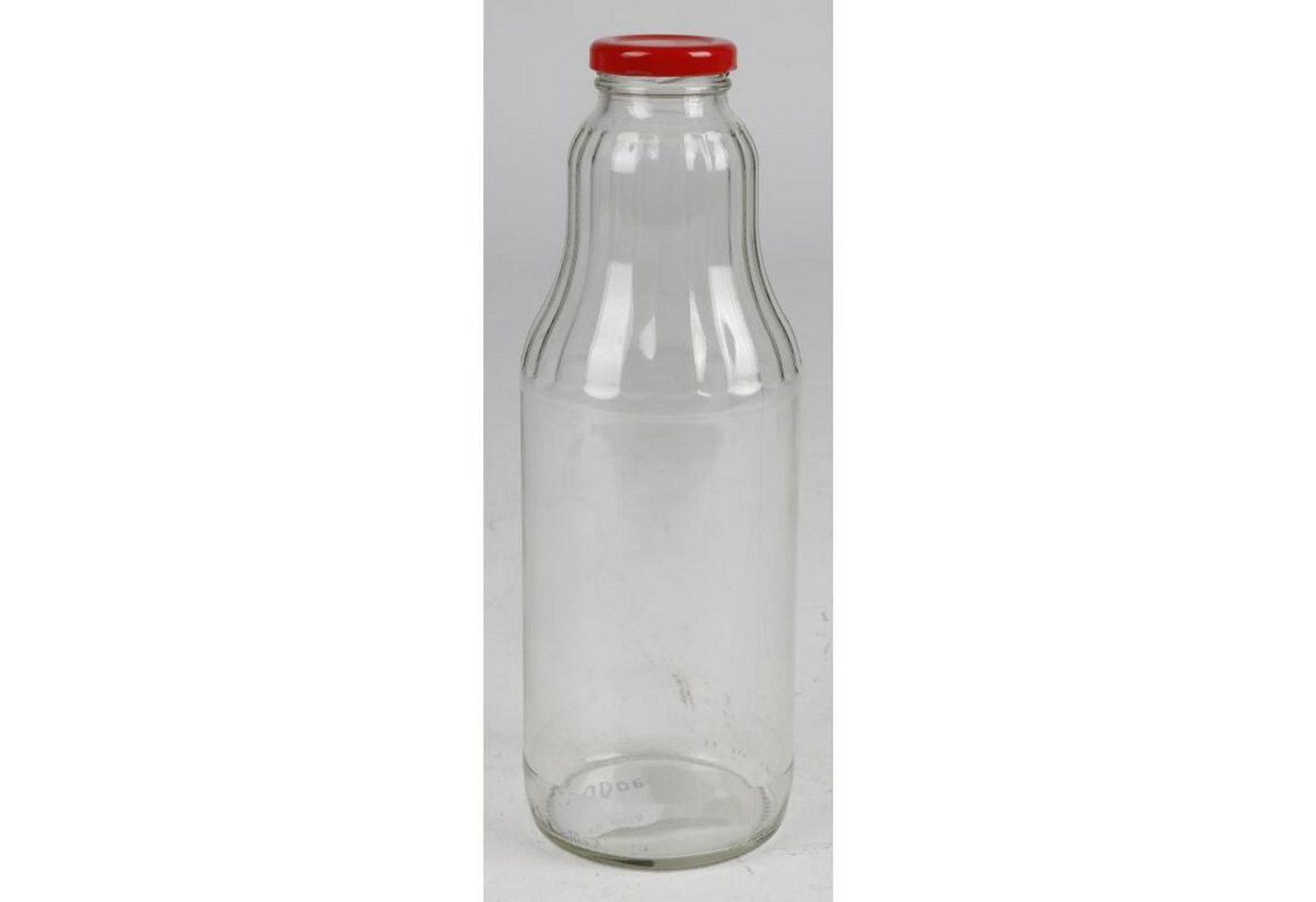 BURI Trinkflasche 21x Glasflasche 1L Schraubdeckel Saft Wasser Milch Küchen Trink Tisch von BURI