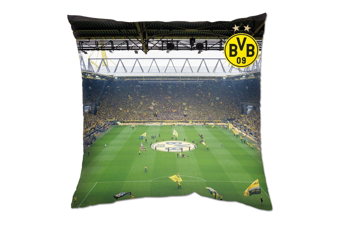 BVB Kopfkissen BVB-Kissen Südtribüne, Füllung: 100 % Polyester, Bezug: 100 % Polyester, Rückenschläfer von BVB