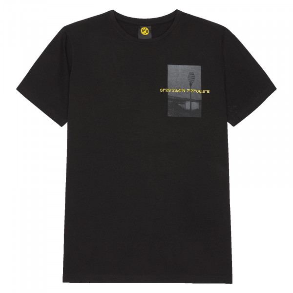 BVB Nostalgie T-Shirt schwarz, Größe XL für Herren von BVB