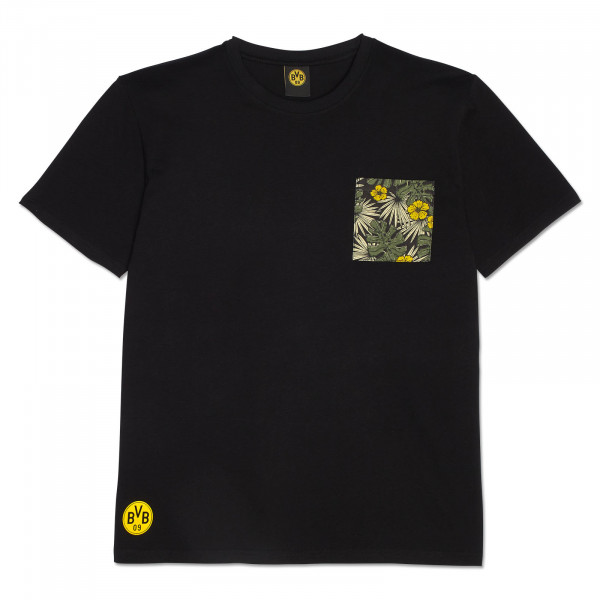 BVB T-Shirt Flora, Größe XL für Herren, schwarz von BVB