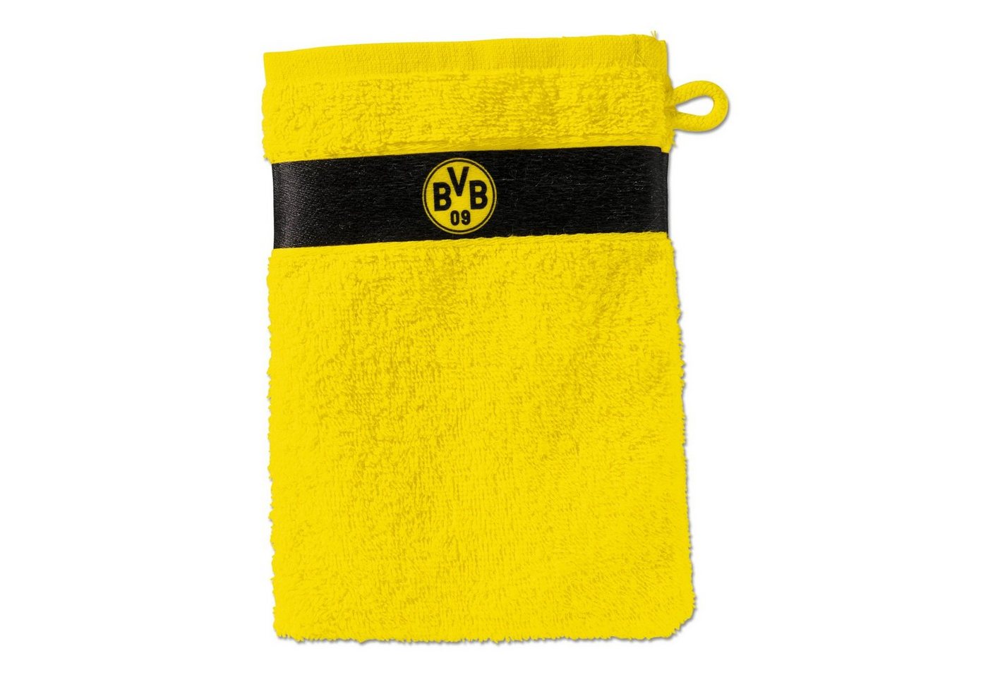 BVB Waschhandschuh BVB-Waschhandschuh (gelb), 100 % Baumwolle (Packung, 1-St) von BVB