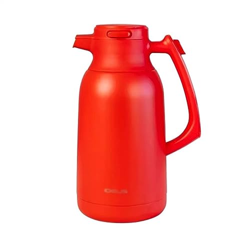 BWCKMTSC Thermo-Kaffeekaraffe, 304 Edelstahl, Vakuum-Büro-Kaffeekanne, 2 l Wärmflasche, Haushalts-Thermoskanne, Warmwasserkessel, Isolierkanne (Farbe: 1) (blau) (einfarbig) von BWCKMTSC