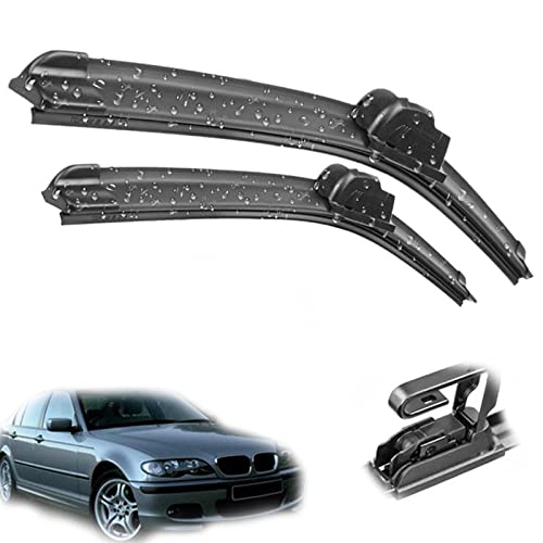 Scheibenwischer 22&20" Frontscheibenwischerblätter, Für BMW 3er M3 E46 1998 1999 2000 2001 2002 2003 2004 2005 2006 Frontscheibe von BWEIXIAL